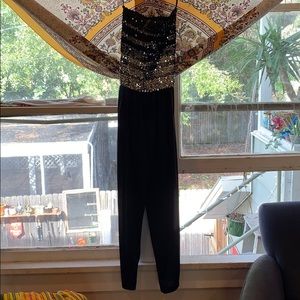 Strapless Sequence Romper